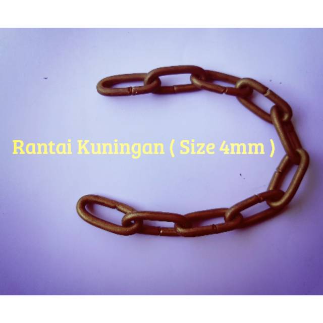 Jual Rantai Kuningan Size 4mm | Shopee Indonesia