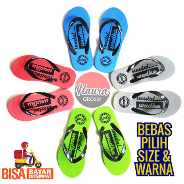 Jual [bebas Pilih Size] Sandal Wudhu Masjid Musholla Kantor Untuk Wakaf