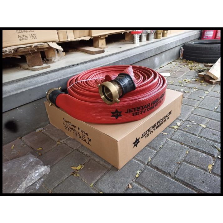 Jual Fire Hose Rubber 2"X30M Selang Pemadam Hydrant Jetstar / Jet Star ...