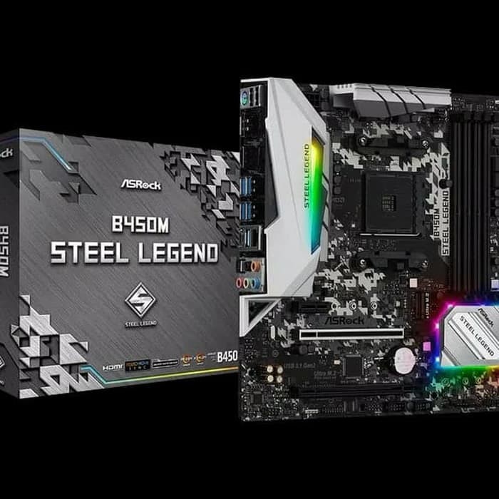 Jual ASRock B450M Steel Legend | Shopee Indonesia
