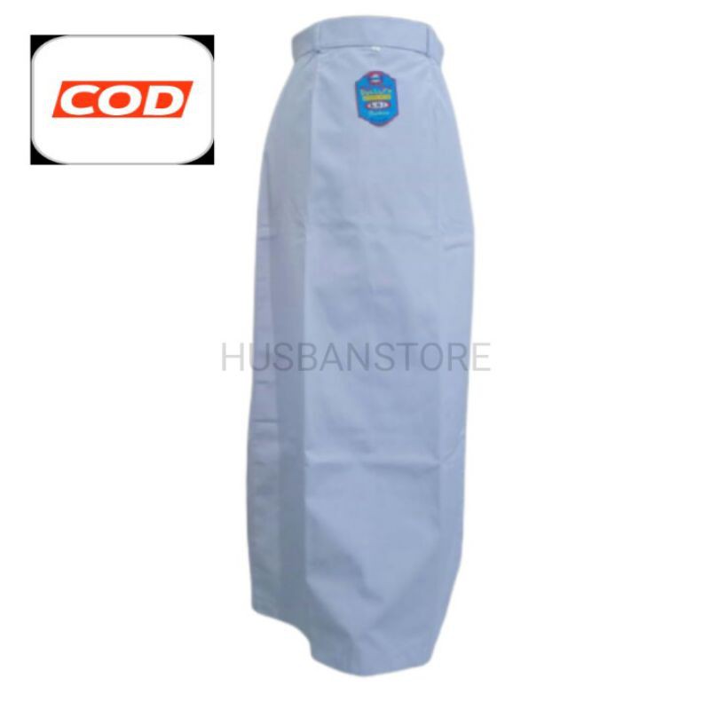 Jual Rok Span Panjang Model A Warna Putih-Rok Sma/Smk | Shopee Indonesia