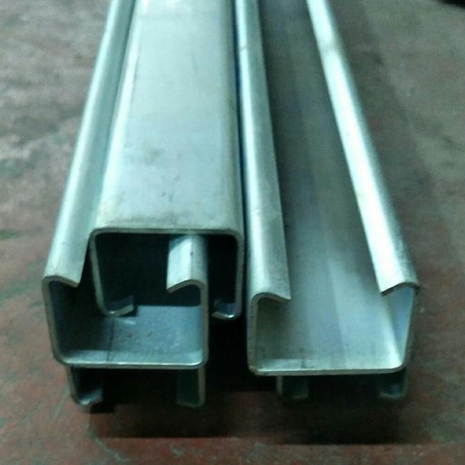 Jual rel rasway / Rasway unistrut 4x4x3meter / plat galvanis |Gorden ...