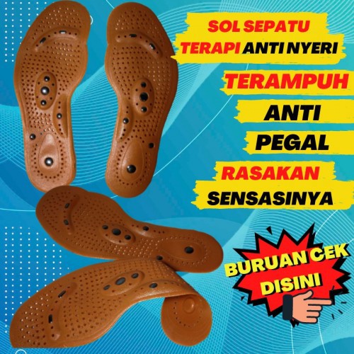 Jual Terapi Alas Kaki Magnet Terapi Rematik Telapak Kaki Sol Sepatu ...