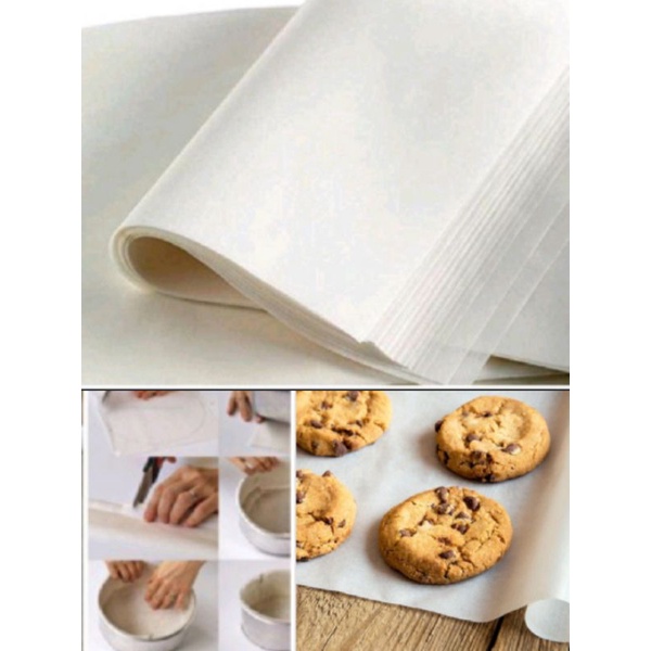 Jual Kertas roti ukuran 100x75/Baking papper/kertas minyak | Shopee ...