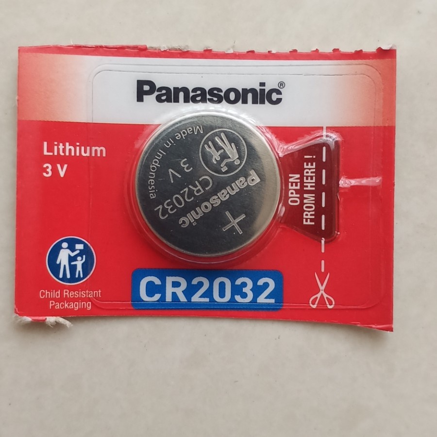 Jual Baterai Lithium CR2032 Panasonic 3V | Shopee Indonesia