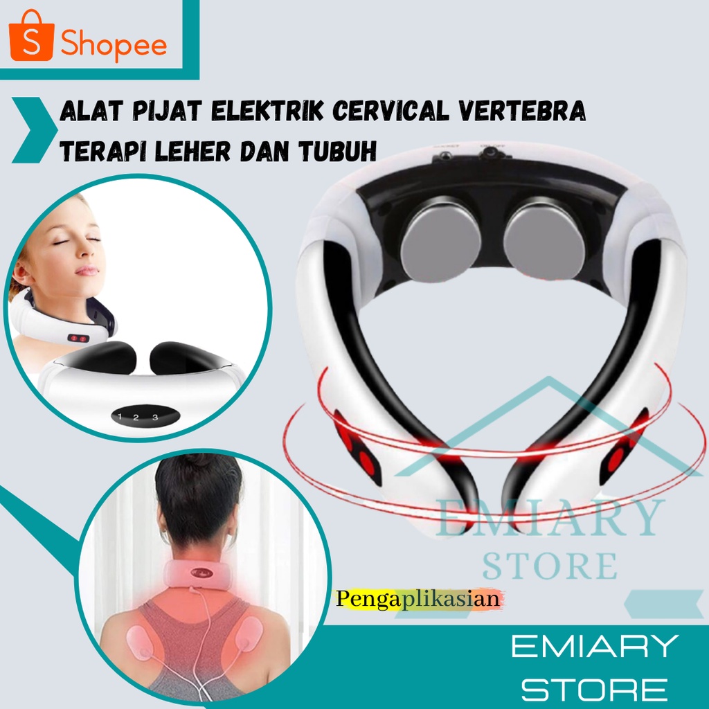 Jual COD Alat Pijat Elektrik Cervical Vertebra Terapi Leher dan Tubuh ...