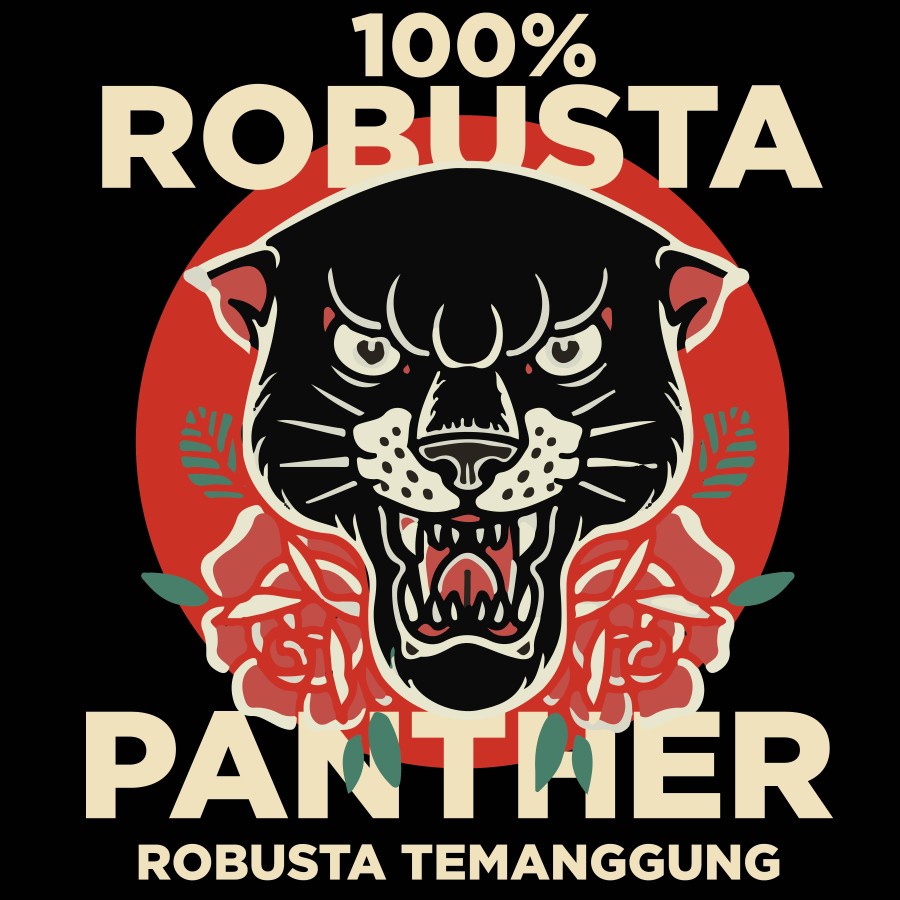 Jual Robusta 100% PANTHER Biji Kopi Robusta Coffee Latte 1000 gr ...