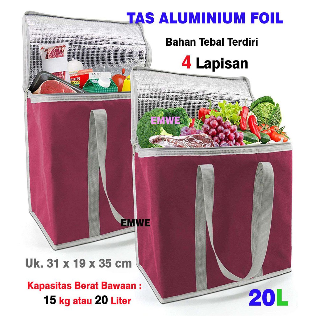 Jual Tas kurir delivery Gofood makanan piknik belanja pendingin ice ...