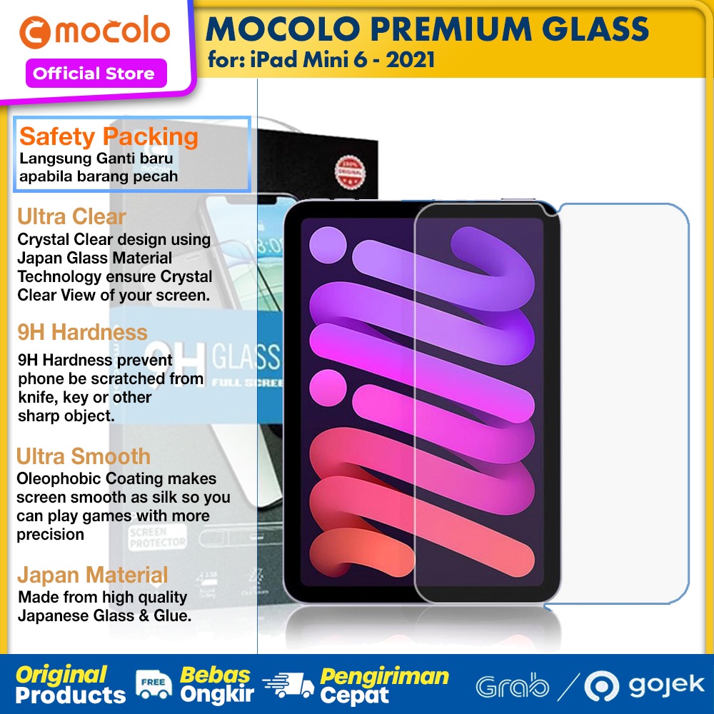 Jual Mocolo Tempered Glass iPad Mini 6 Temper Screen Protector | Shopee ...