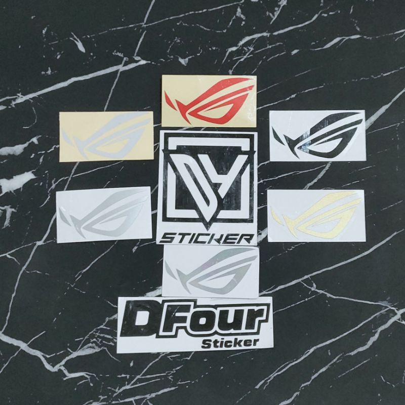 Jual STICKER LOGO ASUS ROG STICKER LAPTOP MOTOR MOBIL CUTTING Shopee