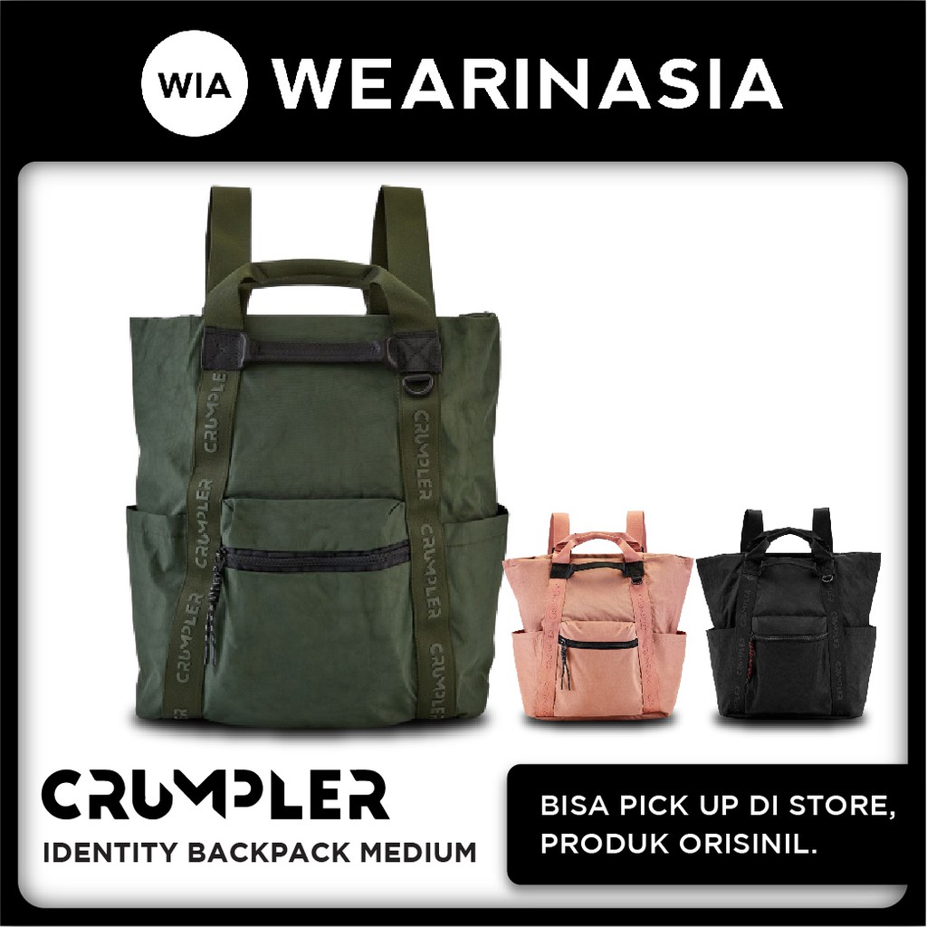 Jual Tas Ransel Pria Wanita Crumpler Identity Backpack Medium Original Shopee Indonesia