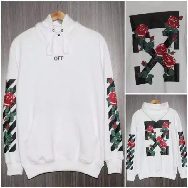 Jaket off white on sale rose