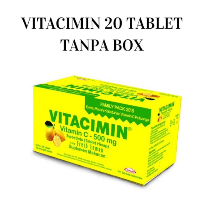Jual Vitacimin C Lemon Family Vitamin C 10 Strip (20 Tablet