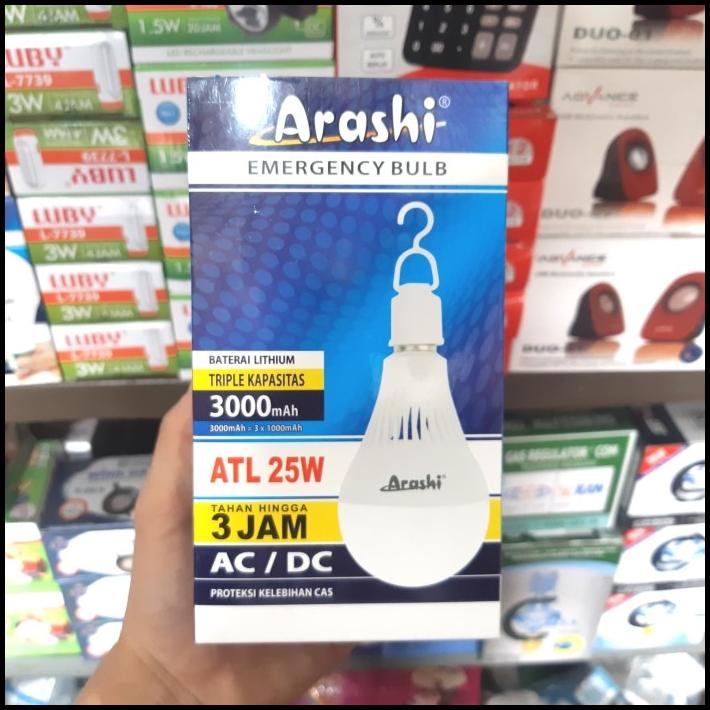 Jual Emergency Led Besar Arashi 25 Watt Lampu Darurat Shopee Indonesia