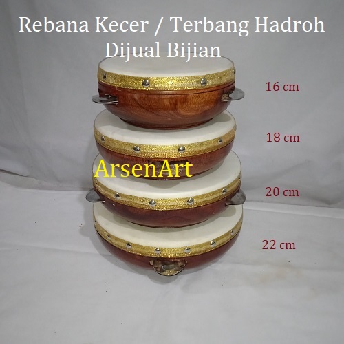 Jual Rebana Terbangan Kecer Hadroh Alat Musik Marawis Qosidah Alat ...