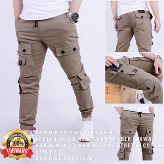 Jual Celana Panjang Chino Jogger Cargo Pria FORWARDSYSTEM Artikel Terbaru  Forward