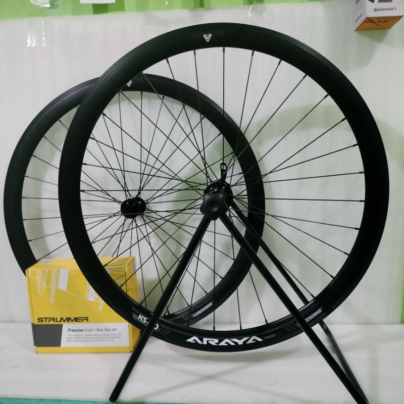 Jual Wheelset 700c roadbike Strummer rims 32 hole profile 40mm ...