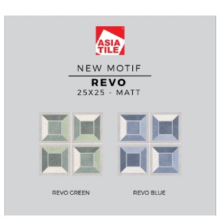 Jual REVO EMBOSSED MATT UK.25X25 DINDING LANTAI KERAMIK ASIA TILE ...