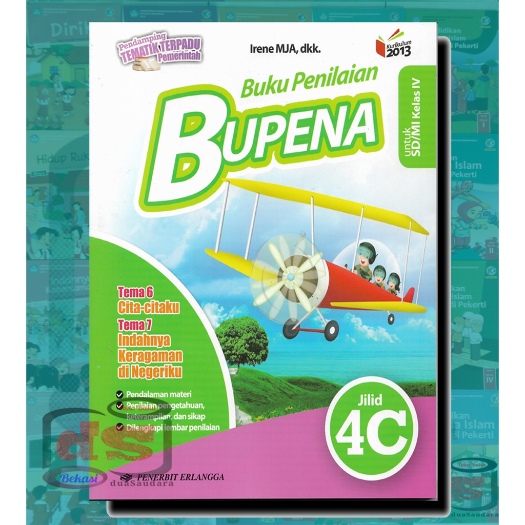 Jual Buku BUPENA 4C SD/MI Kelas 4 Tema 6 Dan Tema 7 PENDAMPING TEMATIK ...