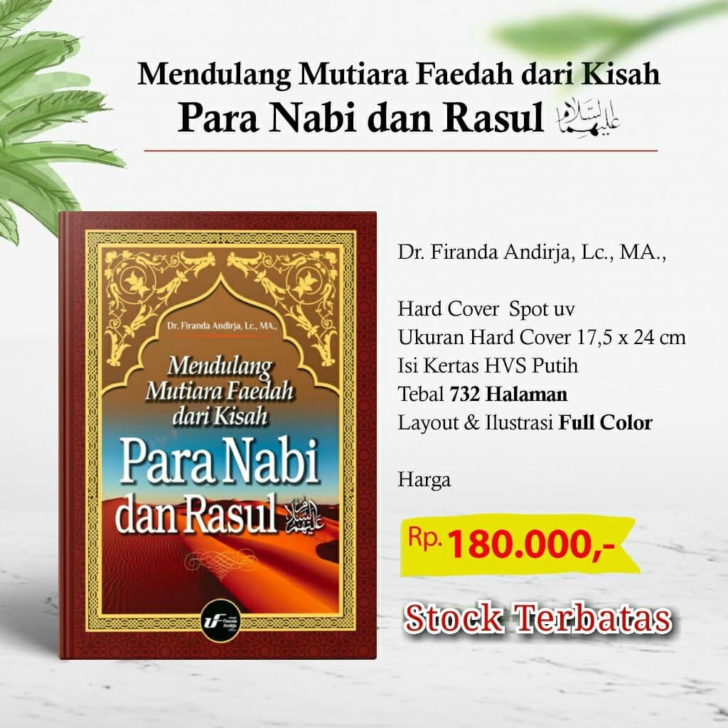 Jual Buku MENDULANG MUTIARA FAEDAH DARI KISAH PARA NABI DAN RASUL ...