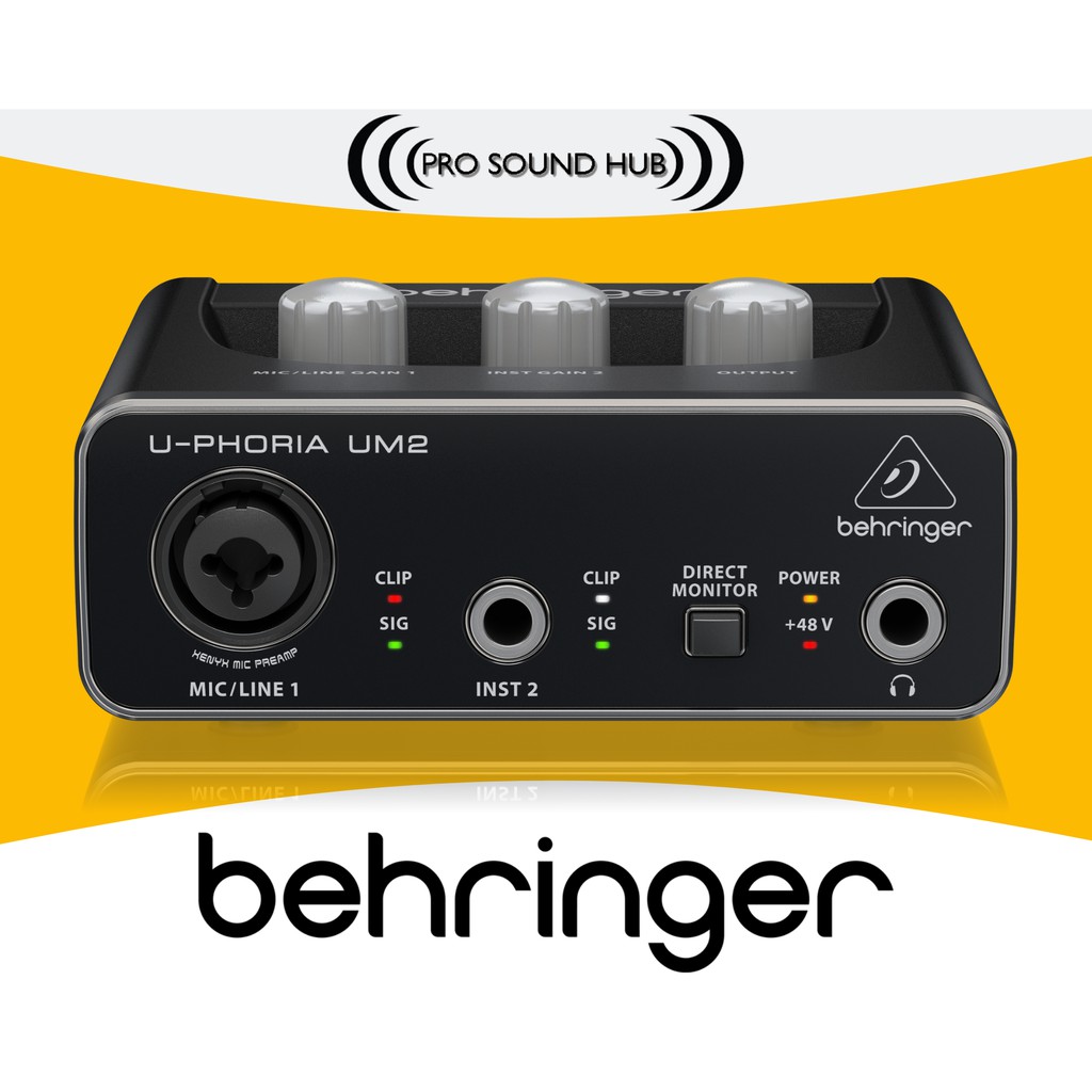 Jual BEHRINGER UM2 UM-2 UM 2 Soundcard 2 channel untuk Mic dan ...