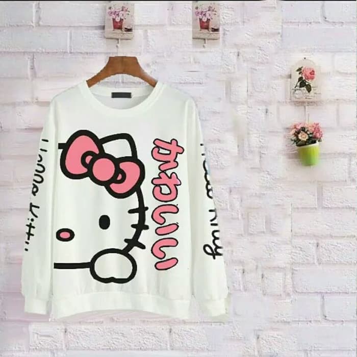Jual Baju Kaos Hello Kitty Wanita/Cewek Murah Ck9200 | Shopee Indonesia