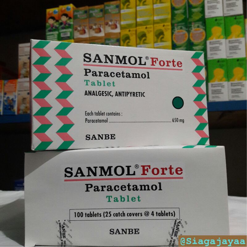 Jual Sanmol Forte 650 Mg Tablet Shopee Indonesia