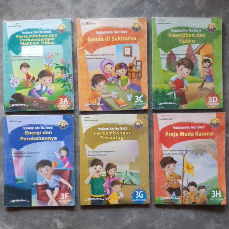 Jual Buku Pendalaman Buku Teks Tematik Sd Kelas 3. 3a.3c.3d.3e.3f.3g.3h ...