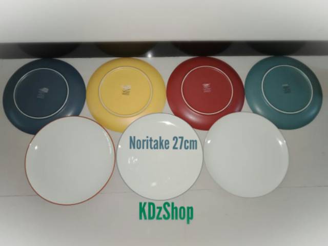 Jual 00562 Piring Makan Keramik Colorwave 27cm / Piring Keramik ...