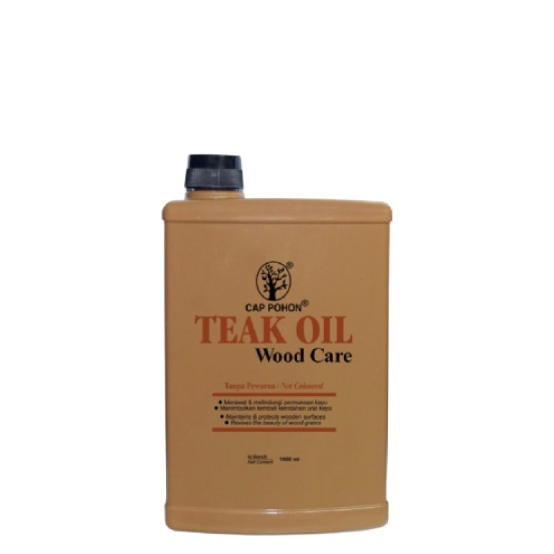 Jual Cap Pohon Teak Oil Wood Care 1000 mL Shopee Indonesia