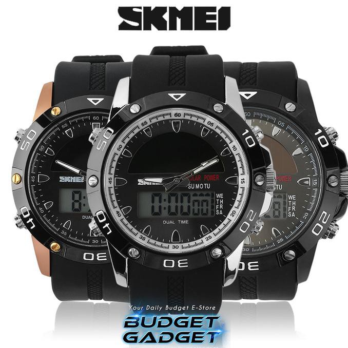 Skmei solar power sport led watch on sale water resistant 50m