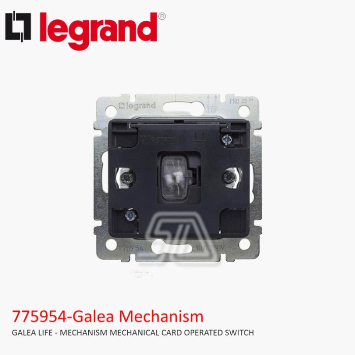Legrand Galea Life 775820 – Interruttore Con Spia Arancione 1 Polo 10A – Incasso
