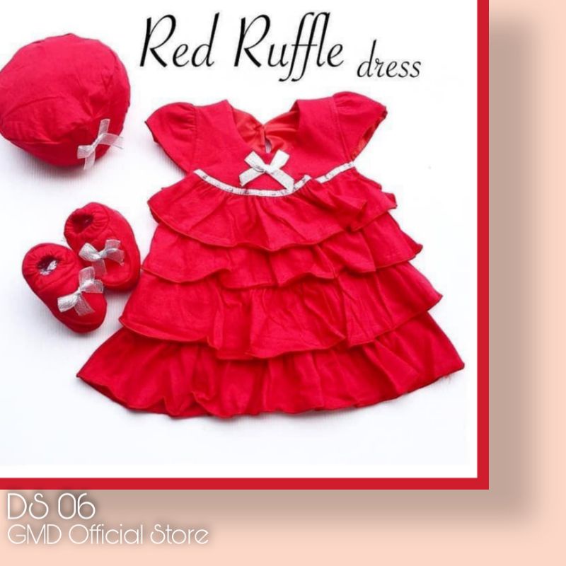 Jual Baju bayi perempuan Dress bayi newborn 1 set dress bayi 0 6 bulan