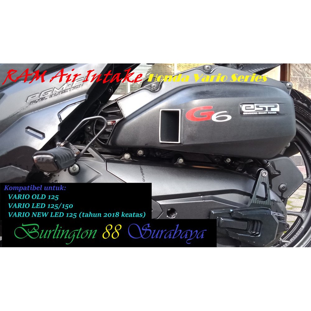 Jual BARU Air intake ram air filter box filter udara honda vario 150