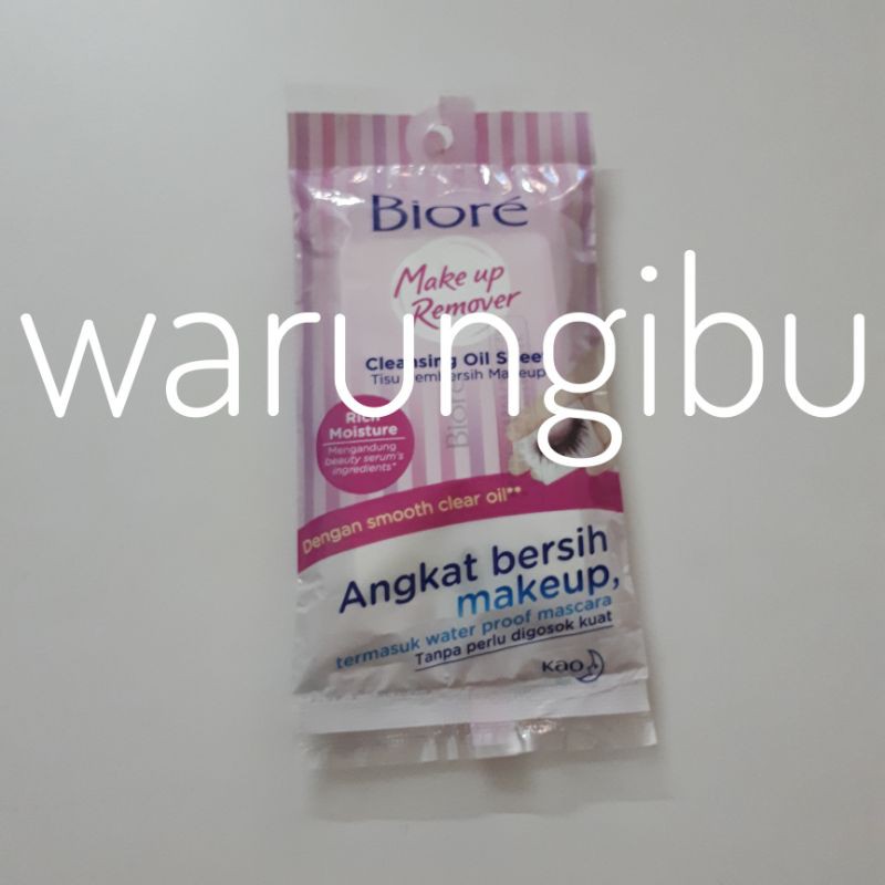 Jual Biore Makeup Remover Sheets Tissue Basah Pembersih | Shopee Indonesia