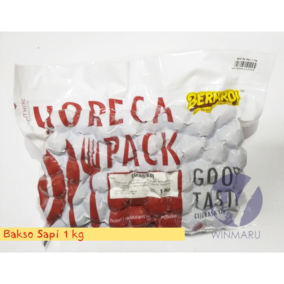 Jual Bernardi Bakso Sapi Horeca Besar Baso Sapi Horeca 1 Kg Shopee