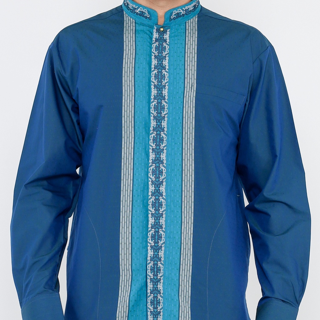 Jual Baju muslim BHS Classic Triple Biru Muda Shopee Indonesia