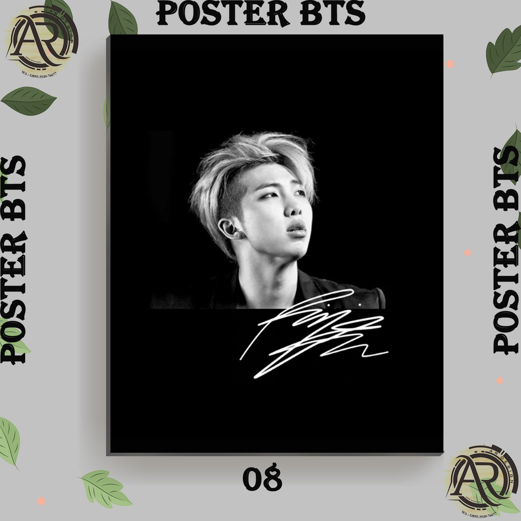 Jual poster BTS hitam putih | Shopee Indonesia