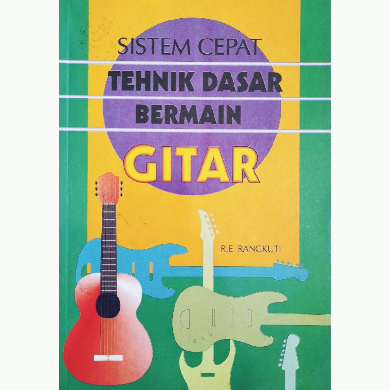 Jual Sistem Cepat Teknik Dasar Bermain Gitar Kertas CD Original ...