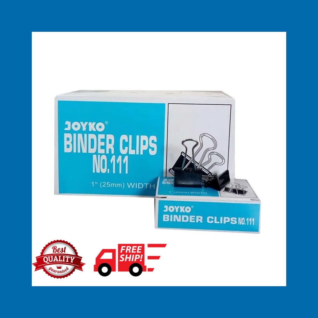 Jual BINDER CLIP JOYKO NO. 111 25MM (ISI 12PC) Shopee Indonesia