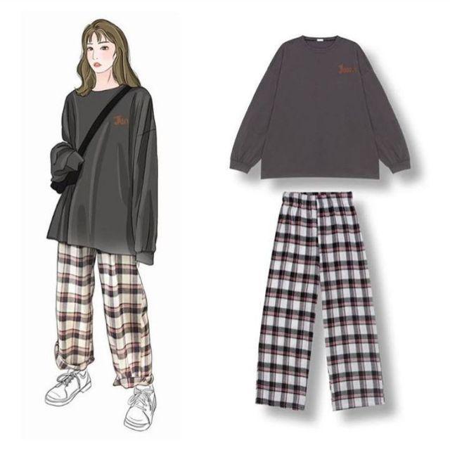 Korean Outfit Set Style Ulzzang Korea Casual Daily Korean Set Part 1
