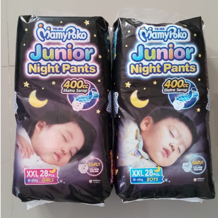 Mamypoko junior best sale night pants xxl