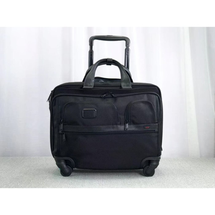 Jual TAS KOPER TUMI Alpha 3 Deluxe 4 Wheeled Laptop Case Brief / KOPER