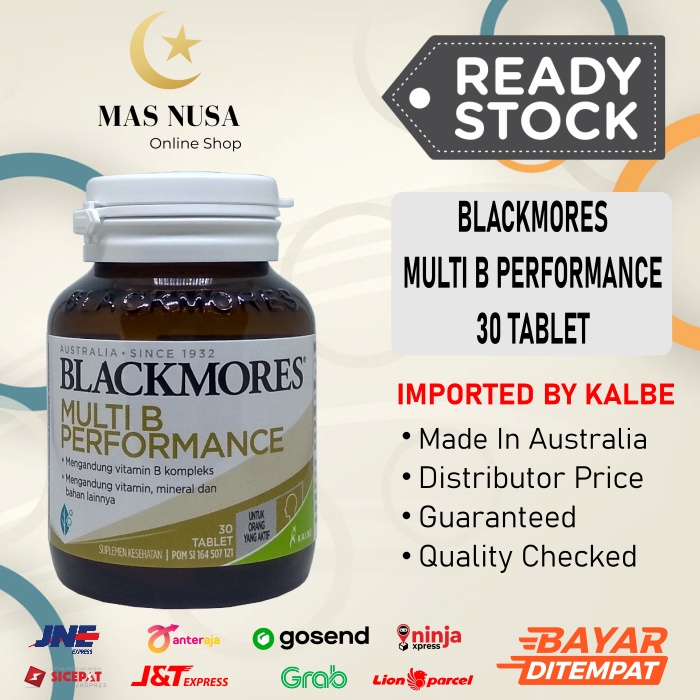 Jual Blackmores Multi B Performance 30 Tablet Vitamin Executive B ...