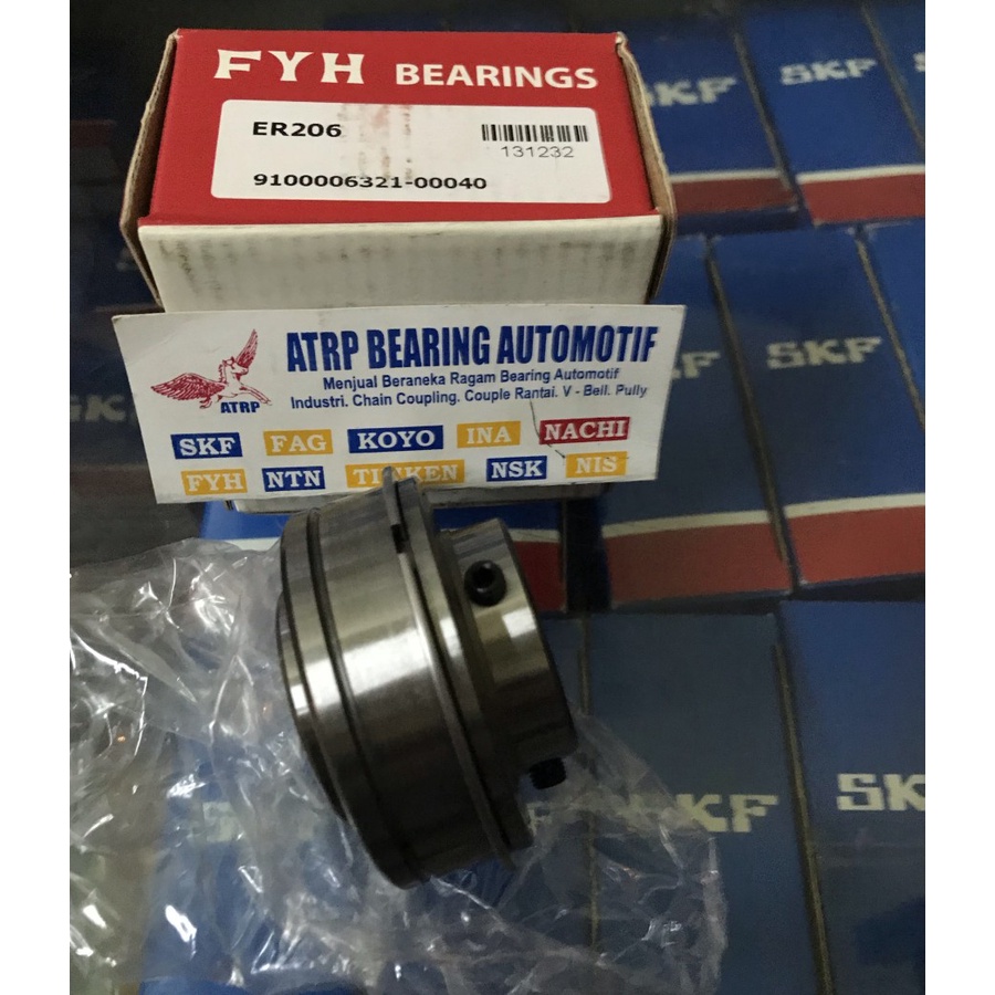 Jual INSERT PILLOW BLOCK BEARING ER 206 FYH JAPAN | Shopee Indonesia