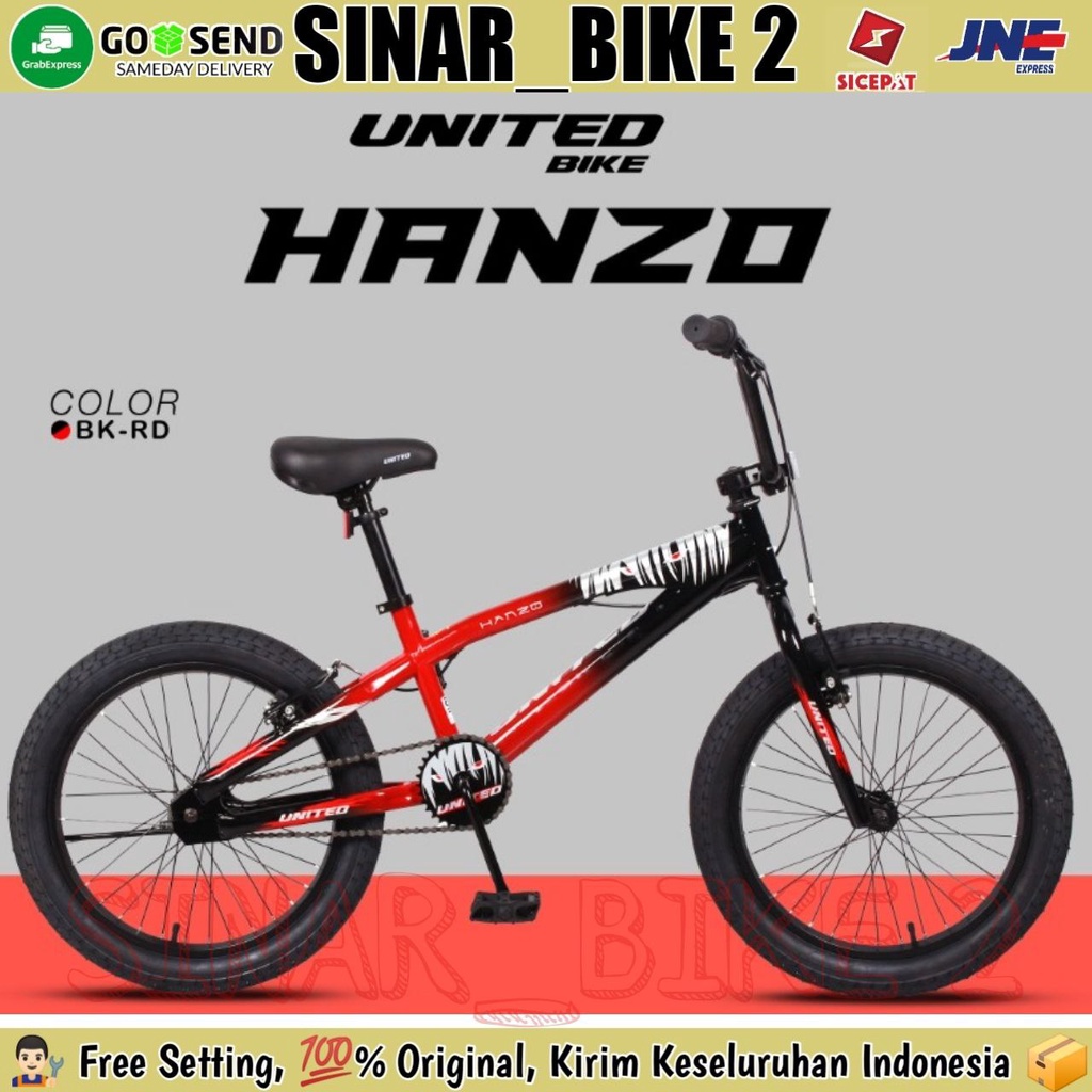 Jual Sepeda Anak Laki 20 Inch Bmx United HANZO | Shopee Indonesia