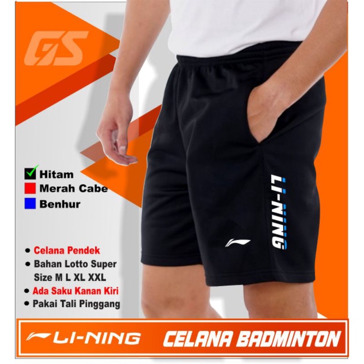 Jual Celana Pendek Badminton Celana Bulutangkis Size Jumbo Shopee Indonesia