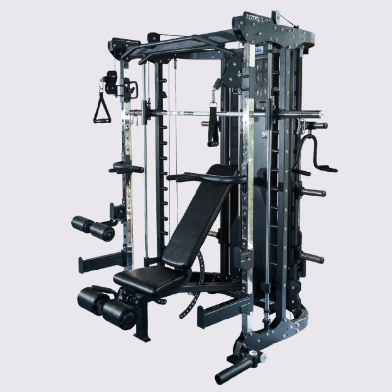 Alat Fitness Gym TOTAL Multi Power Rack Eith Adjustable