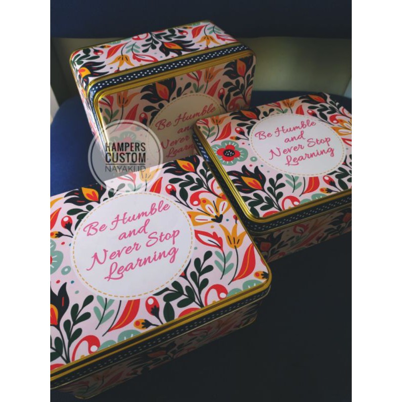 Jual Box Kaleng Custom - Souvenir Ultah, Wedding, Tunangan, Wisuda ...