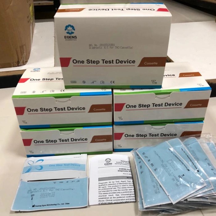 Jual Alat Test Urine Drug test THC Card Device Cassette Diagnostic Kit